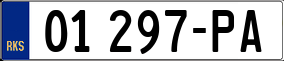 Truck License Plate
